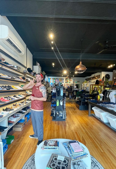 An inside look of Top of the World brand store