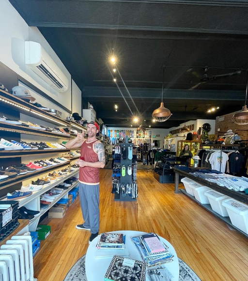 An inside look of Top of the World brand store
