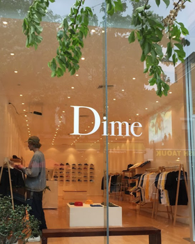 An inside look of Dime MTL brand store