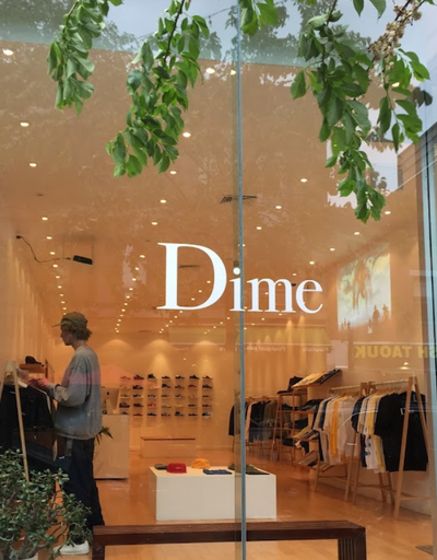 An inside look of Dime MTL brand store