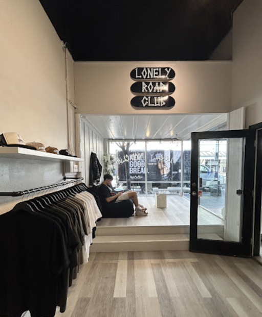An inside look of Lonely Road Club brand store