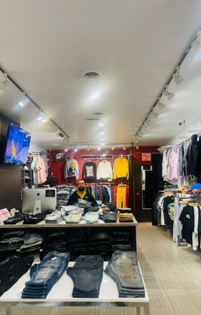 An inside look of The Spot Boutique brand store