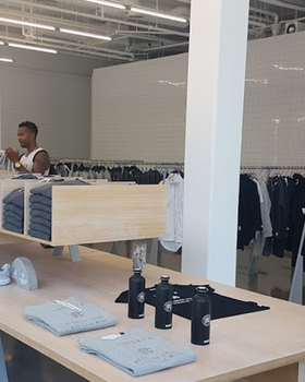 An inside look of Reigning Champ brand store