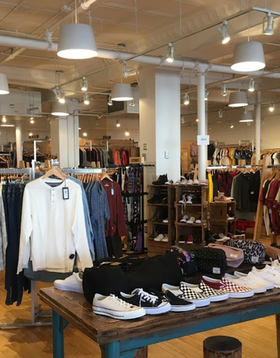 An inside look of 8th & Main brand store