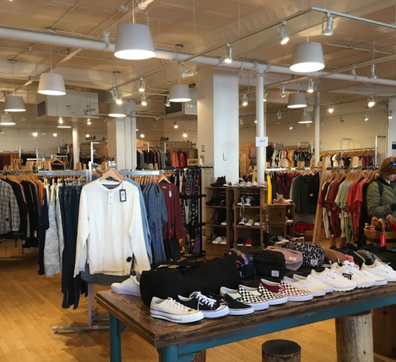An inside look of 8th & Main brand store