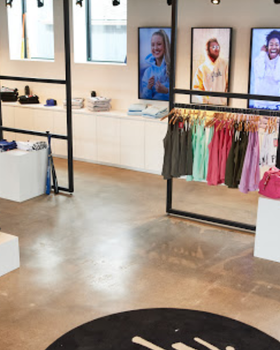 An inside look of 22Fresh brand store