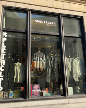 An inside look of Spectacles brand store