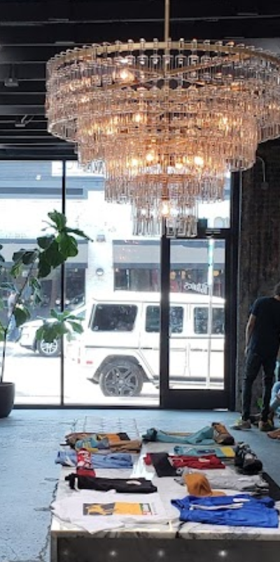 An inside look of Sneaker Politics brand store