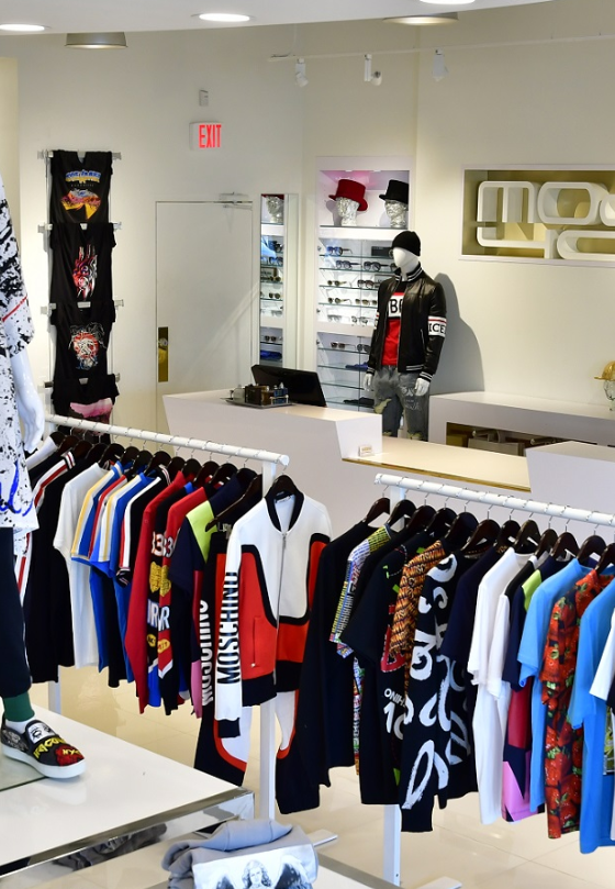 An inside look of Moda404 brand store