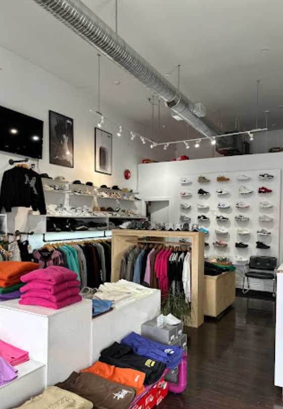 An inside look of The Corner Store brand store