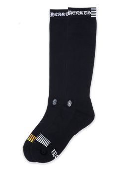 An image of chrome hearts executive black socks
