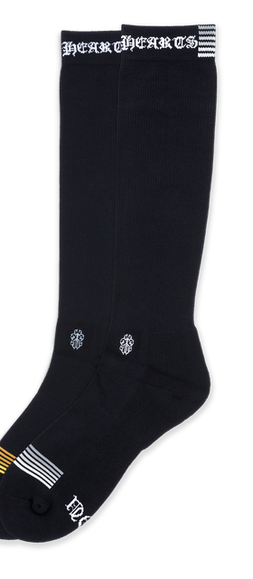 An image of chrome hearts executive black socks