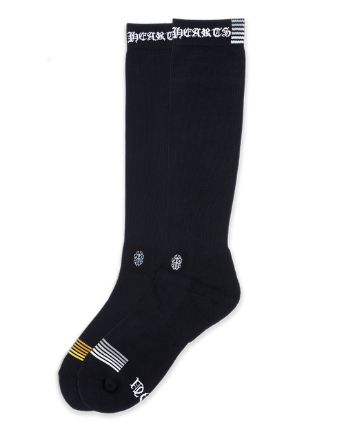 An image of chrome hearts executive black socks