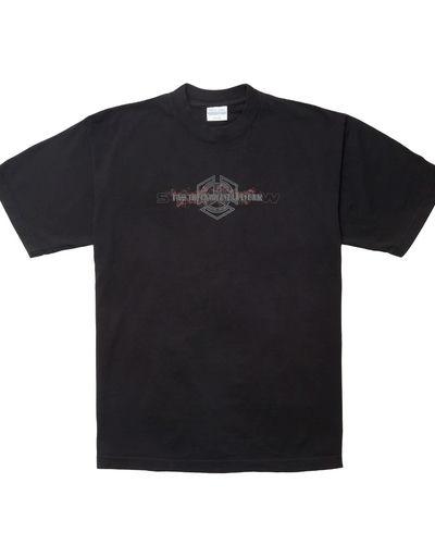 An image of Stray Rats black short sleeve graphic tee