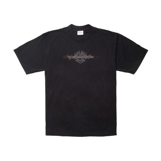 An image of Stray Rats black short sleeve graphic tee
