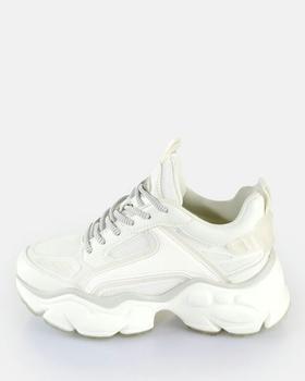 An image of Buffalo London white sneaker