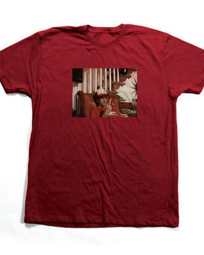An image of Toy Machine ed flip (cardinal) red t-shirt