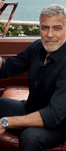 A man wearing Omega speedmaster '57 watch