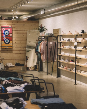 An inside image of DVSN WEST store