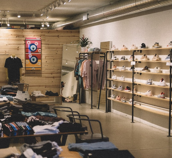 An inside image of DVSN WEST store