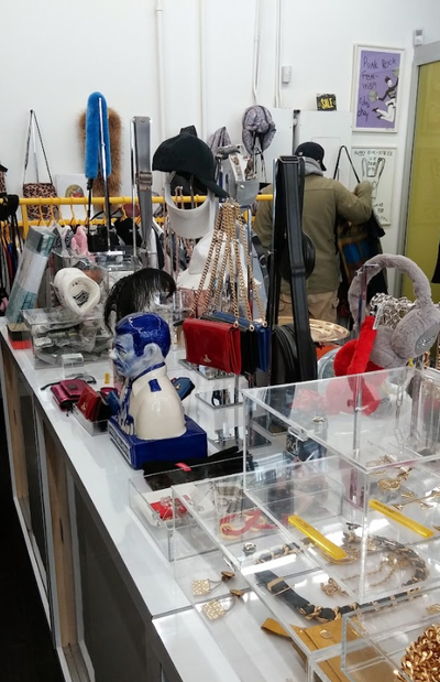 An inside image of VFILES 12 Mercer store