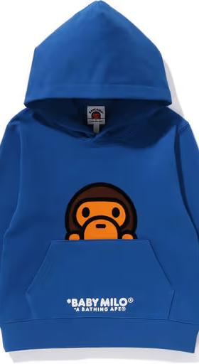 An image of Bape Baby baby milo pullover hoodie kids