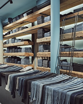 An inside image of Tenue de Nîmes store