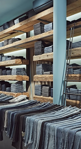 An inside image of Tenue de Nîmes store