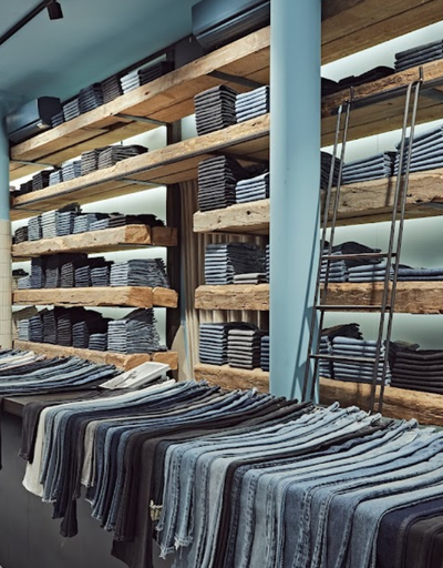 An inside image of Tenue de Nîmes store