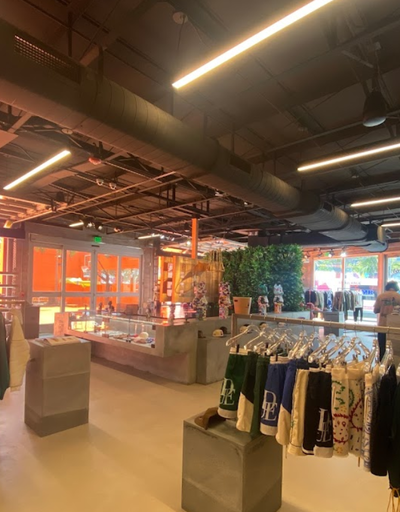 An inside image of UNKNWN store