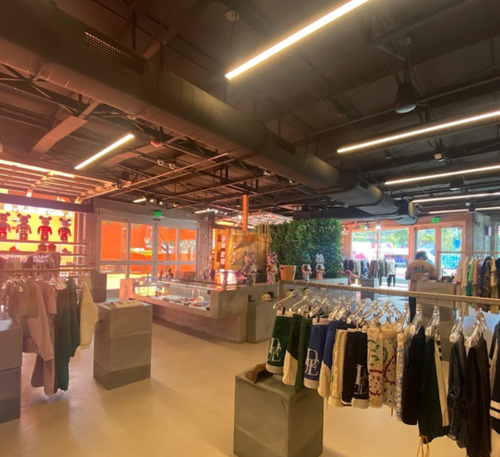 An inside image of UNKNWN store