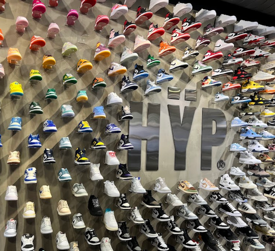 An inside image of HYP store