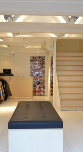 An inside image of Ben-G Skateshop amsterdam store