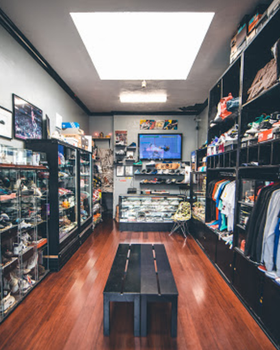 An inside image of Dream Team SF store
