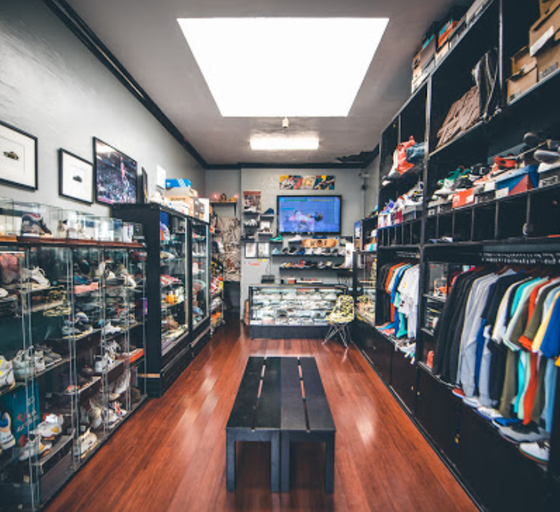 An inside image of Dream Team SF store