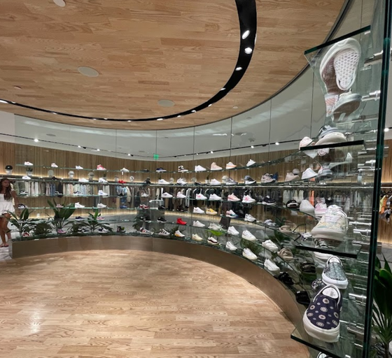 An inside image of Kith Hawaii store