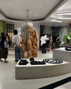 An inside image of Stussy Honolulu store