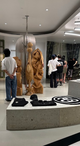 An inside image of Stussy Honolulu store