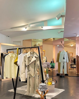 An inside image of Tom Greyhound store
