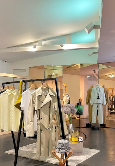 An inside image of Tom Greyhound store