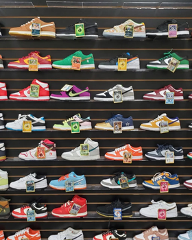 An inside image of All Access Kicks store