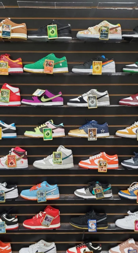 An inside image of All Access Kicks store
