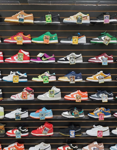 An inside image of All Access Kicks store