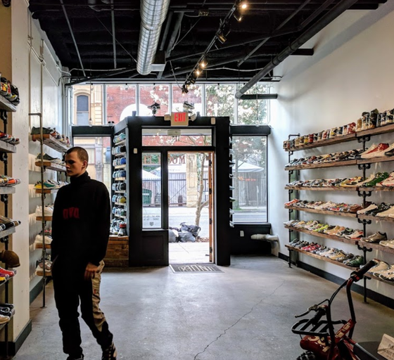 An inside image of Index PDX store