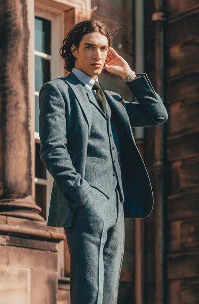 A man wearing Walker Slater edward jacket