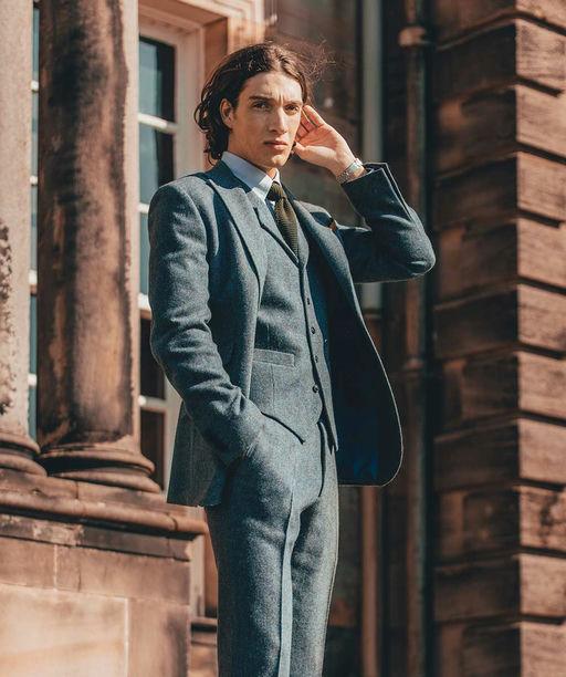 A man wearing Walker Slater edward jacket