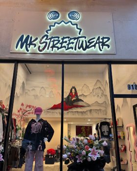 An inside image of MK Streetwear store