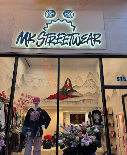 An inside image of MK Streetwear store