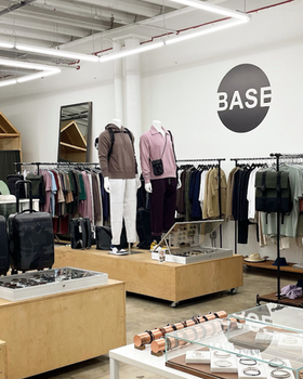 An inside image of BASE store