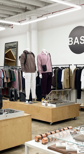An inside image of BASE store